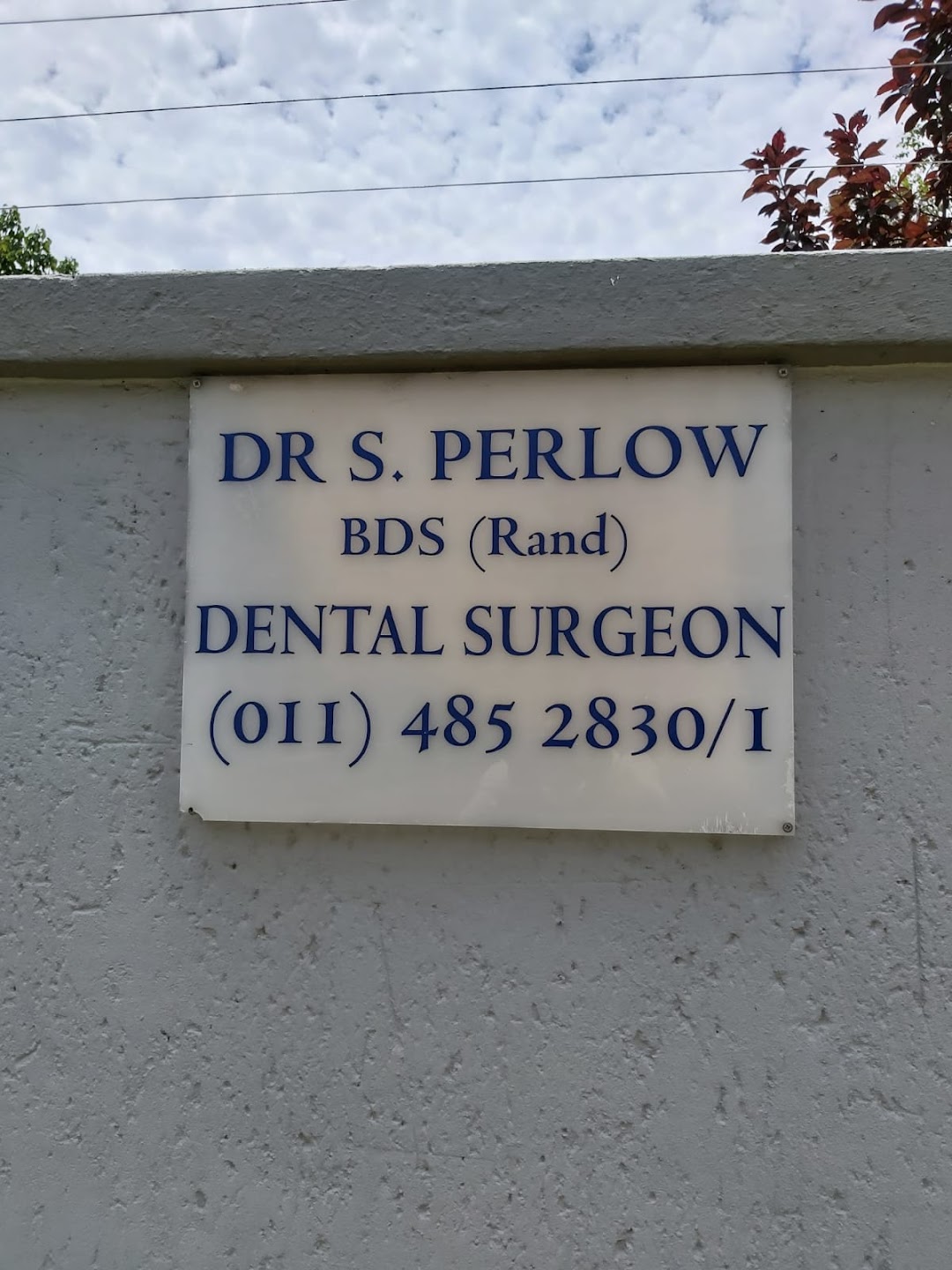 Dr S Perlow Dental Surgeon