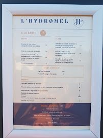 L'hydromel à Dives-sur-Mer menu