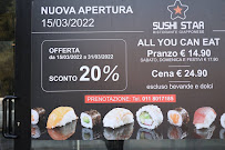 Sushi Star à Turin menu