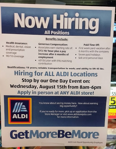 Supermarket «ALDI», reviews and photos, 241 New Lancaster Rd, Leominster, MA 01453, USA