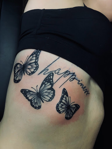 Explore mens cover up tattoo ideas, creative tattoo ideas in North Tonawanda, available at Dark Side Ink Tattoo Studio