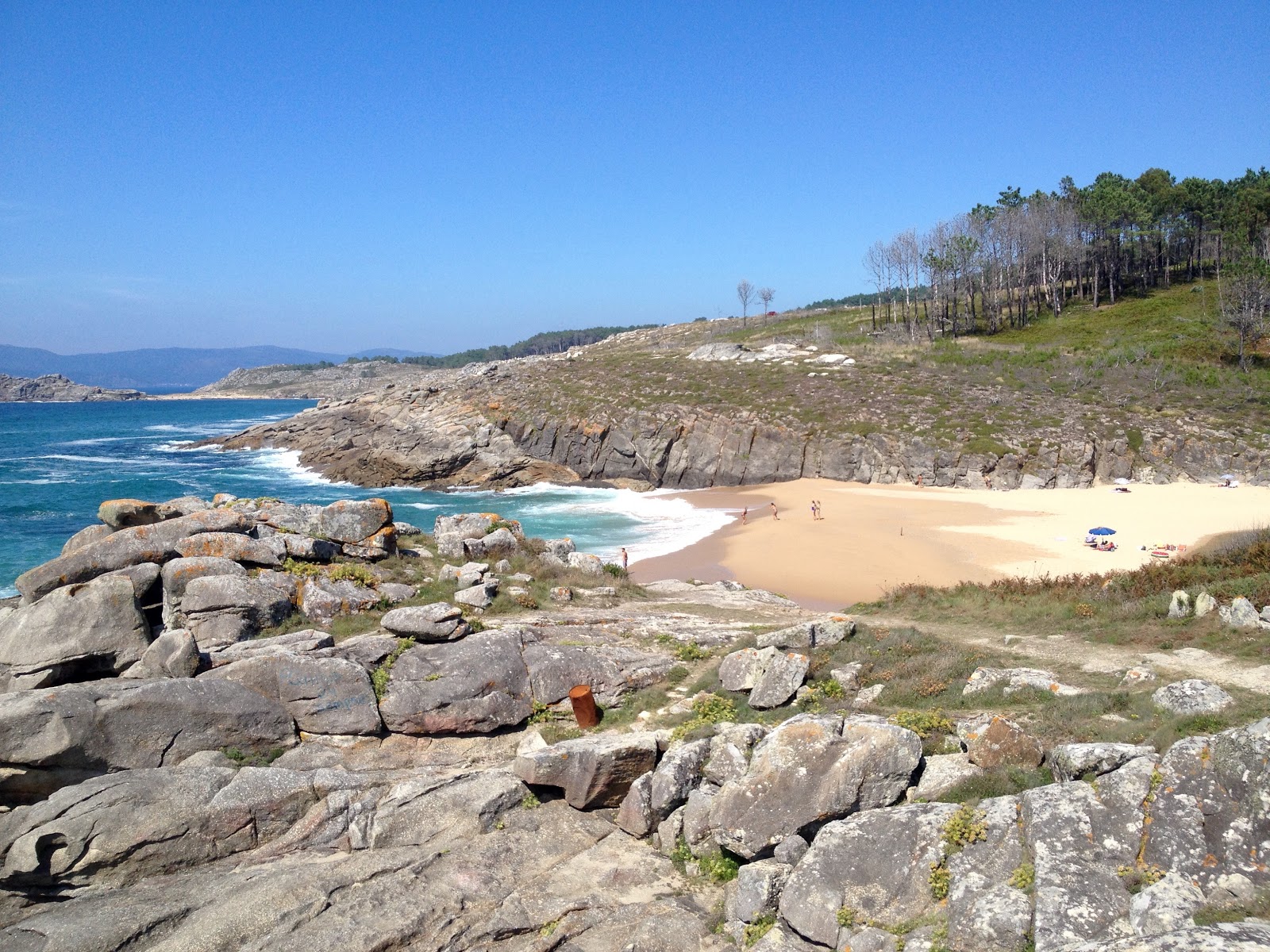 Fotografija Dique beach z turkizna čista voda površino