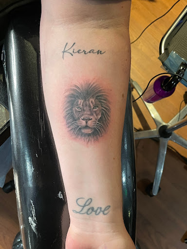 Explore colored tattoo sleeve ideas, creative tattoo ideas in Scarsdale, available at Damm Nice Tattoo & Body Art