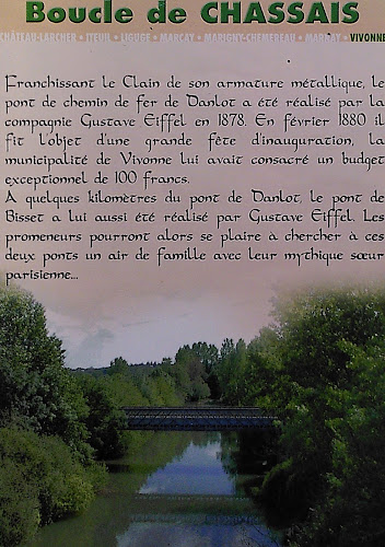 Le pont de chemin de fer de Danlot à Vivonne