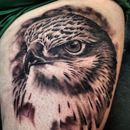 Explore grandmother tattoos ideas, creative tattoo ideas in Greer, available at Inkslingers Electric Tattooing