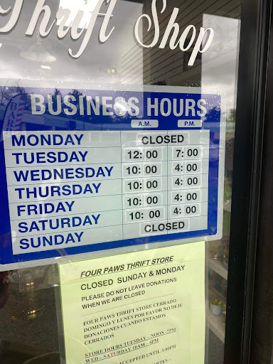 Four Paws Thrift Store