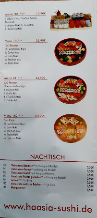 Restaurant asiatique Ha Asia à Ingolstadt - menu / carte