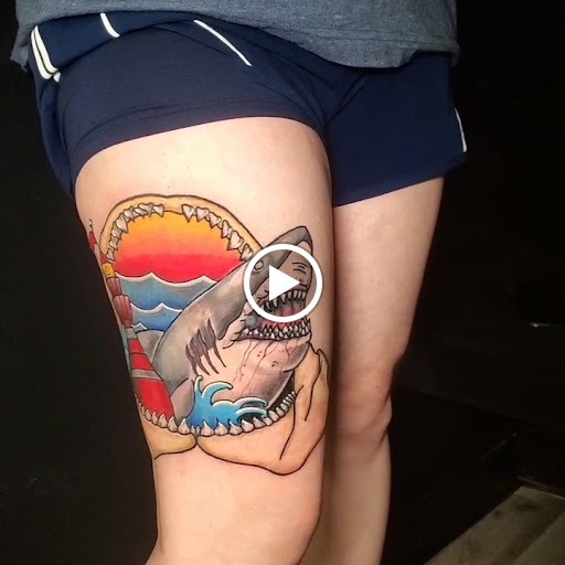 Explore dark angel tattoo ideas, creative tattoo ideas in Stevens Point, available at International Ink Tattoos