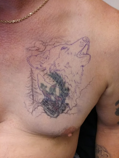 Explore arch angel tattoo ideas, creative tattoo ideas in Conway, available at White Mountain Tattoo and Body Piercing Studio