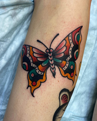 Explore quarter sleeve tattoo ideas for women, creative tattoo ideas in Paducah, available at Downtown Classic Tattoo