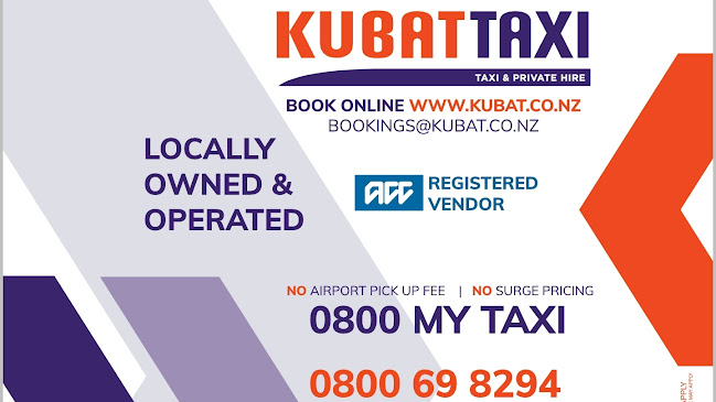Reviews of KUBAT TAXIS in Tauranga - Taxi service