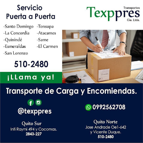 Transportes Texppres Cia. Ltda. - Servicio de transporte