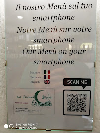 Menu du La Macina à La Salle