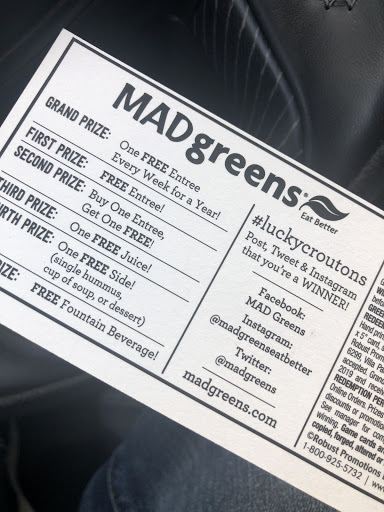 Salad Shop «MAD Greens - Dana Park Village Shops», reviews and photos, 1940 S Val Vista Dr #101, Mesa, AZ 85204, USA