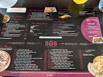 Menu / carte de Le SOS - Pizzeria à Saint-Étienne-de-Saint-Geoirs