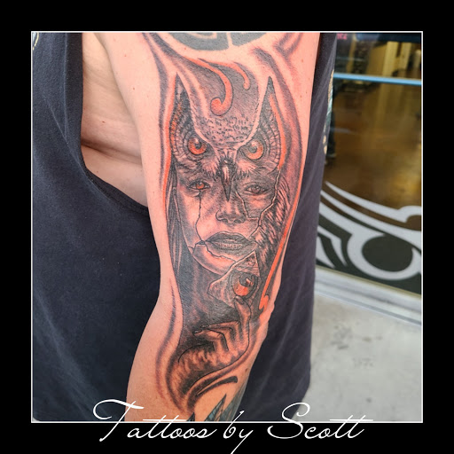 Explore snake tattoo idea, creative tattoo ideas in Houma, available at New Era Tattoo Studio