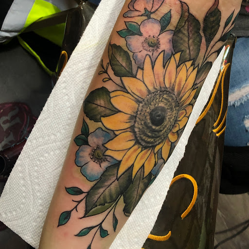 Explore beauty and the beast tattoo ideas, creative tattoo ideas in Duluth, available at Gitchee Gumee Tattoo