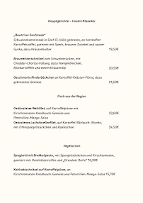 Restaurant Trobischhof à Dresden (le menu)