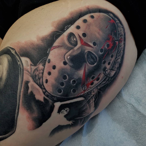 Explore fallout new vegas tattoo ideas, creative tattoo ideas in Virginia Beach, available at Studio Evolve