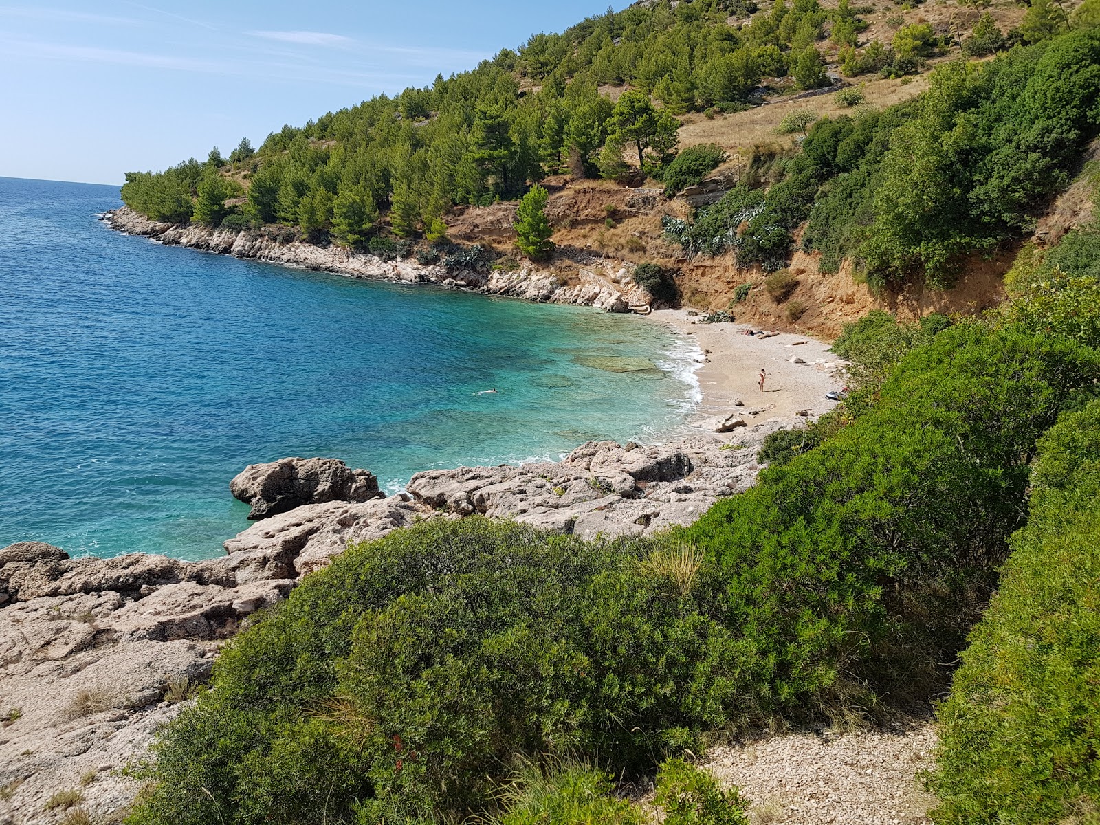Photo of Mali Zagradac beach with turquoise pure water surface