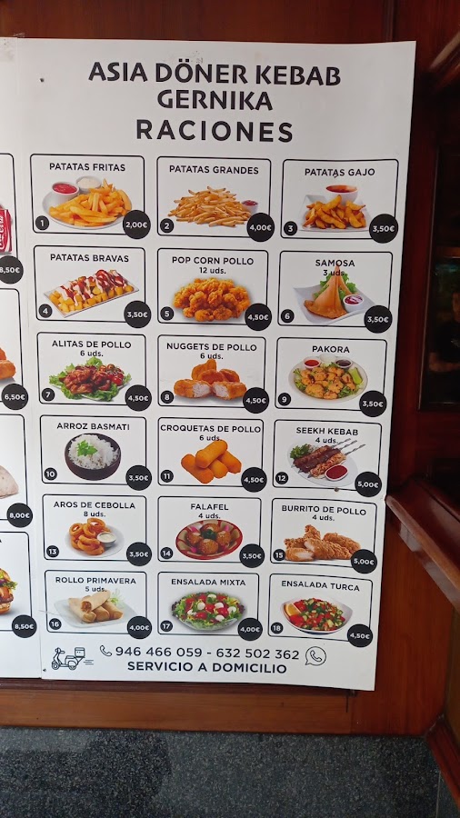 Asia Döner kebab Gernika-Lumo
