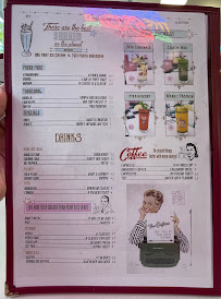The Fifties Diner à Lisbon menu