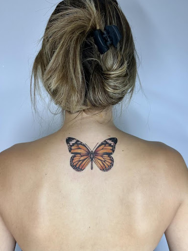 Explore sibling matching tattoo ideas, creative tattoo ideas in Tujunga, available at Light Grey Studio - Floral Tattoo Los Angeles