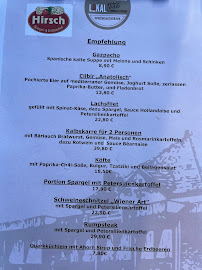 Menu / carte de Lokal 1886 - Turnhalle Trebur à Trebur