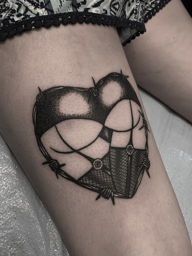 Explore heron tattoo ideas, creative tattoo ideas in Tulsa, available at Eleventh & Rockford Tattoo