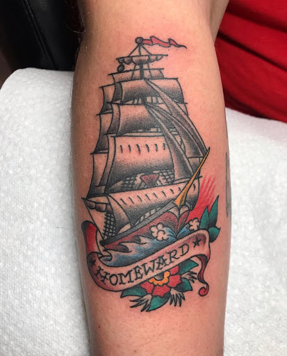 Explore monster tattoo ideas, creative tattoo ideas in Matthews, available at Divine Arts Tattoo Company