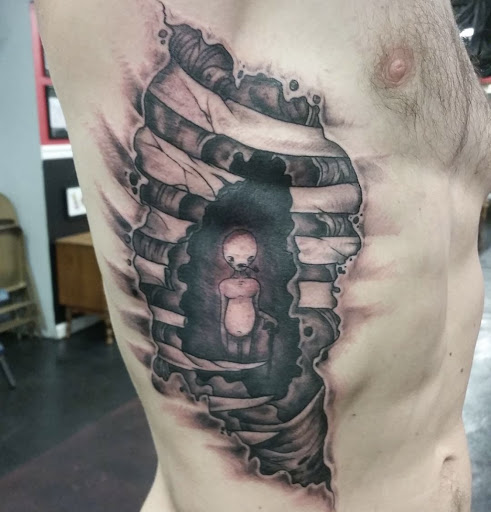 Explore tattoo son ideas, creative tattoo ideas in Port Angeles, available at Markd Body Art