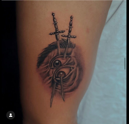 Explore 4 leaf clover tattoo ideas, creative tattoo ideas in Goose Creek, available at Red Kirin Tattoo