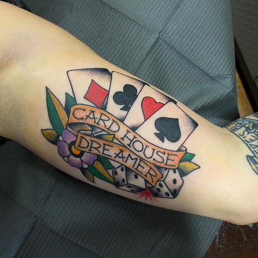 Explore woman sleeve tattoo ideas, creative tattoo ideas in Wappingers Falls, available at Graceland Tattoo