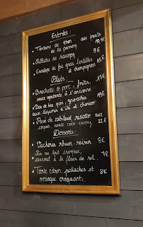 A l'Ardoise à Saint-Valery-sur-Somme menu