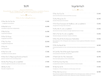 Menu / carte de Nam Giao 31 à Munich