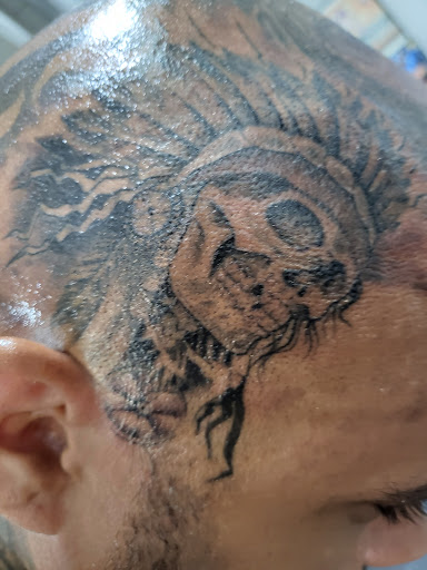 Explore popeye tattoo ideas, creative tattoo ideas in Grand Haven, available at Primm & Proper Custom Tattoo & Piercing