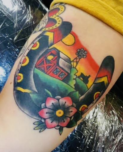 Explore hollywood tattoo ideas, creative tattoo ideas in Whiteville, available at Iconik ink tattoo studio