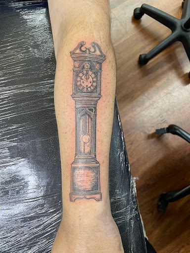 Explore bluey tattoo ideas, creative tattoo ideas in Cocoa, available at Rorschach Tattoo Shop and Piercing Studio