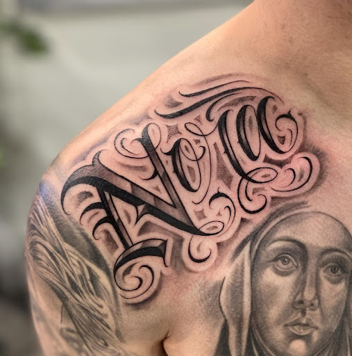 Explore full back tattoo ideas for guys, creative tattoo ideas in Wichita Falls, available at Firme Copias Tattoo shop