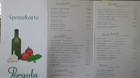 Pizzeria Restaurant Pergola à Kaufbeuren (le menu)