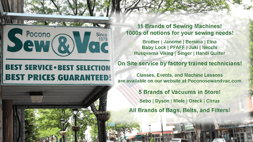 Pocono Sew & Vac in Stroudsburg, Pennsylvania