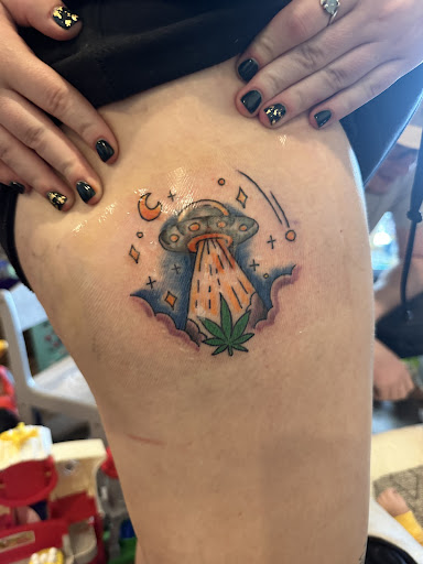 Explore nautical sleeve tattoo ideas, creative tattoo ideas in Ogden, available at Gilded Lotus Tattoo and Piercing