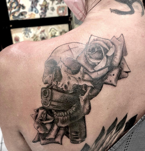 Explore ford mustang tattoo ideas, creative tattoo ideas in Miami Beach, available at Tattoos by Lou Miami - South Beach