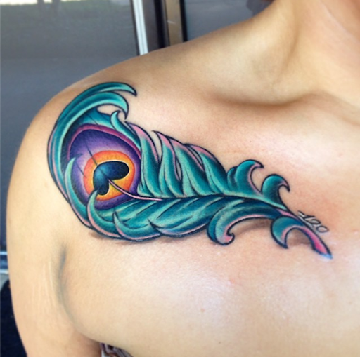 Explore watercolor tattoo ideas, creative tattoo ideas in Austin, available at Pigment Tattoo & Laser Removal