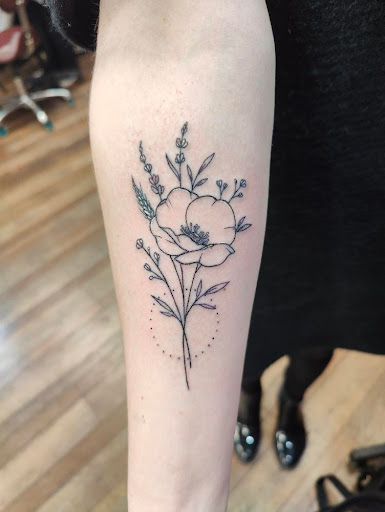 Explore small money tattoo ideas, creative tattoo ideas in Clarksville, available at Dark Raine Tattoo