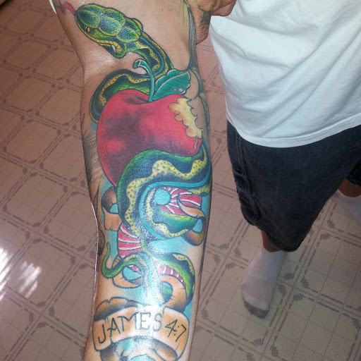 Explore patchy tattoo ideas, creative tattoo ideas in Bakersfield, available at True grit tattoo company