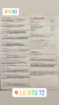 Lievito 72 à Trani menu