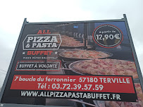 ALL PIZZA & PASTA BUFFET à Terville menu