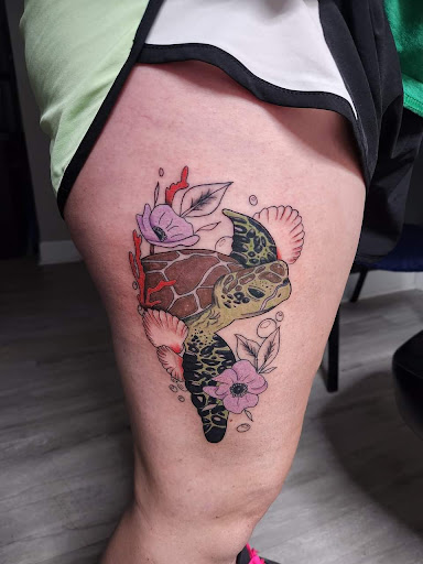Explore desert tattoo ideas, creative tattoo ideas in Fayetteville, available at Ink Works Tattoo and Piercing Studio