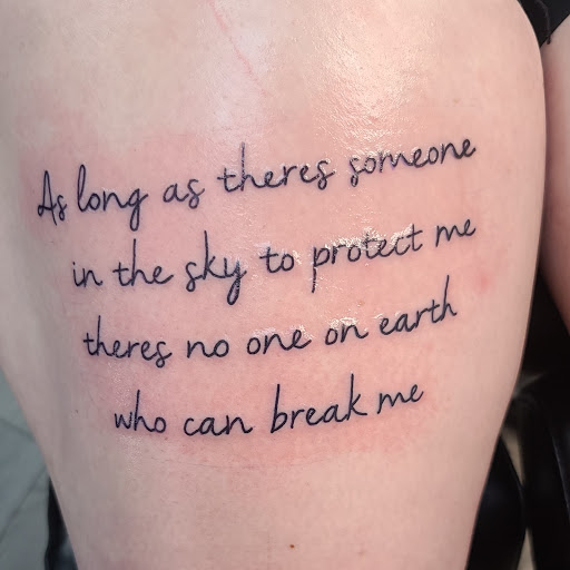 Explore pen tattoo ideas, creative tattoo ideas in Cuyahoga Falls, available at Sick Skins Skin Art Studio